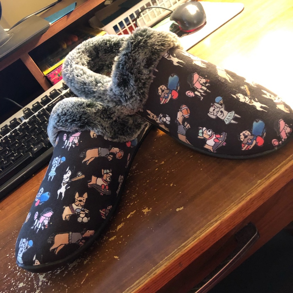 Bobs by Sketchers: slipper, dog print